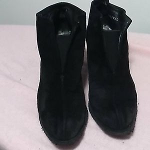Stuart Weitzman Suede Wedge booties